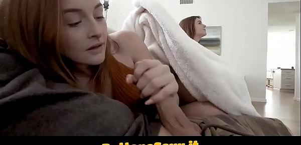  Wet Stepsis and Bestie Get Shafted By Stepbro